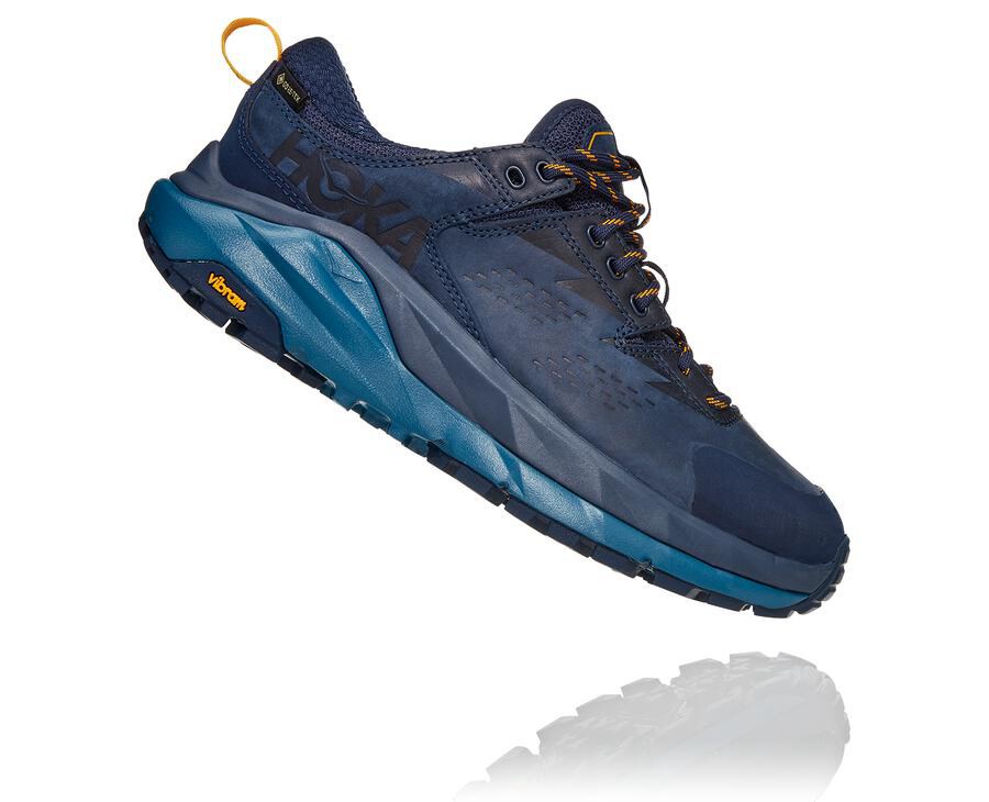 Hoka One One Spor Ayakkabı Kadın Lacivert - Kaha Kısa Gore-Tex - PM4968527